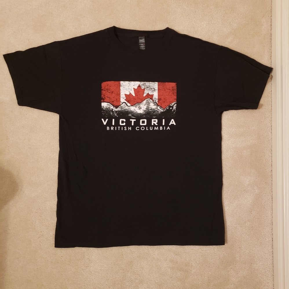 2/$15 Men's Victoria BC Tshirt Size Large